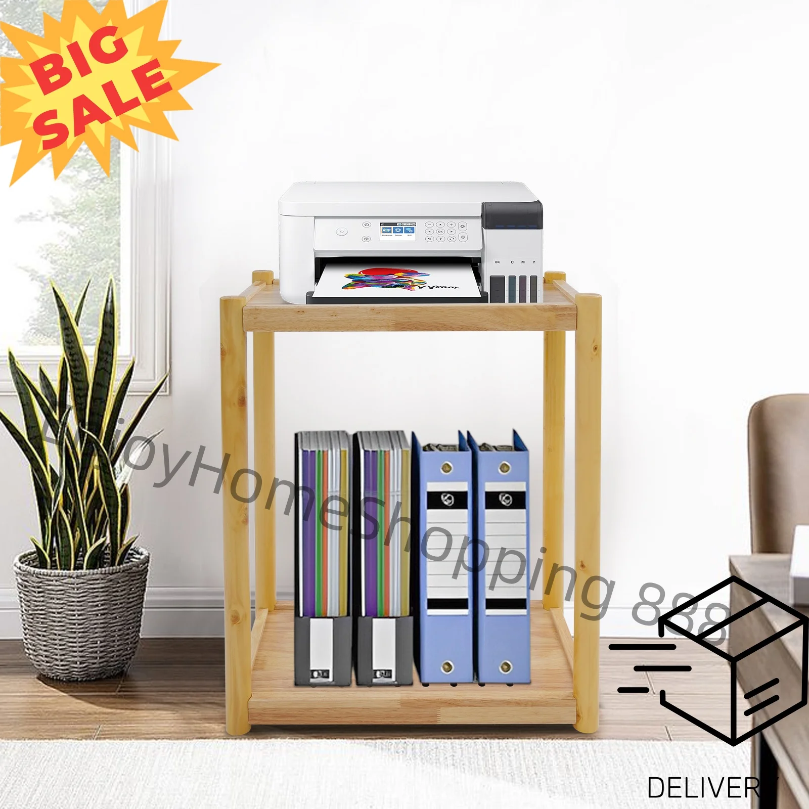 2-Tier Wooden Printer Stand - Compact Desk Organizer for Home Offices, Schools & Workspaces, Ideal for Professionals & Students
2-Tier Wooden Printer Stand - Compact Desk Organizer for Home Offices, Schools & Workspaces, Ideal for Professionals & Students