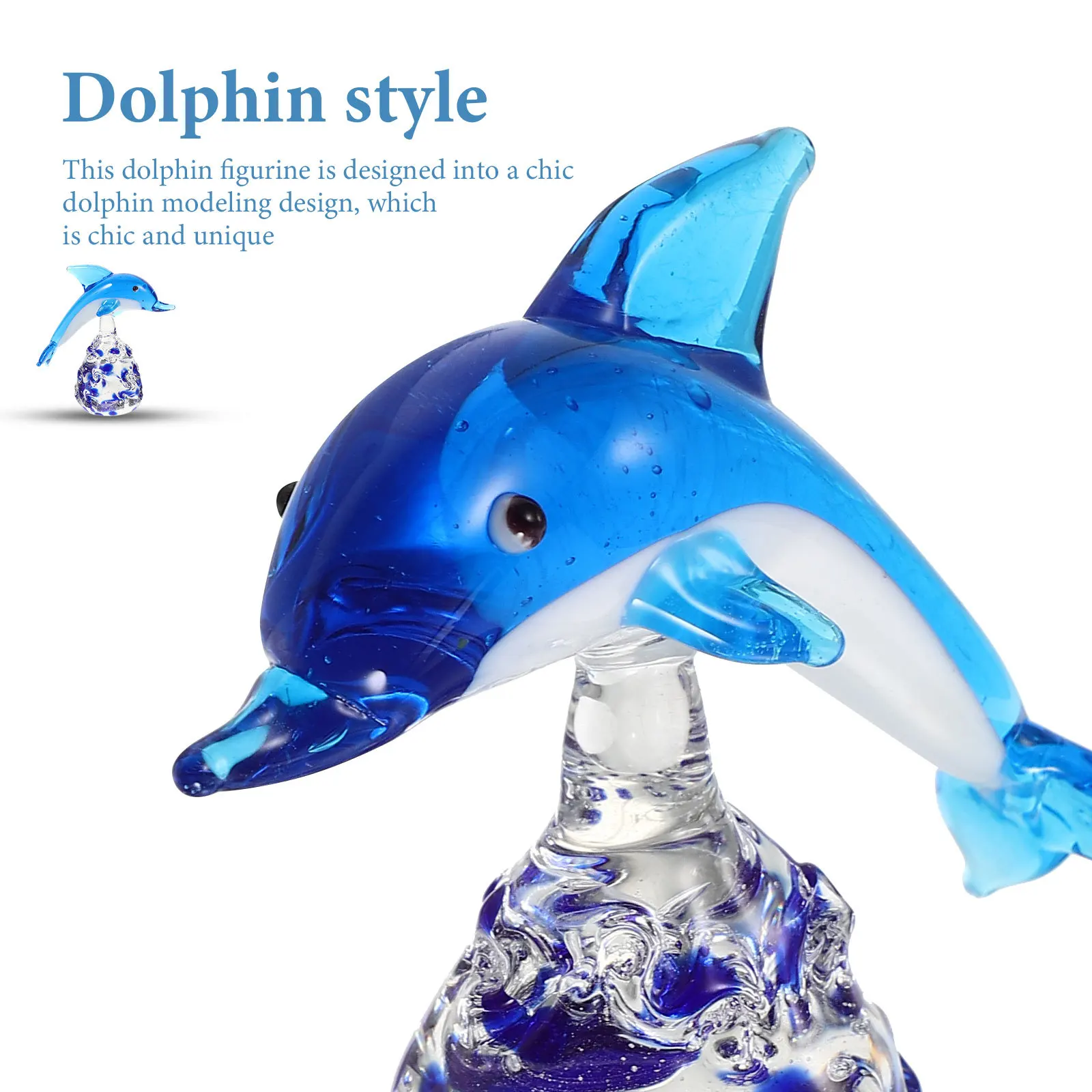 Stylish Glass Dolphin Statue Unique Home Decor Piece for Dining Room Bookshelf Office Space Refreshing Accessory
Stylish Glass Dolphin Statue Unique Home Decor Piece for Dining Room Bookshelf Office Space Refreshing Accessory