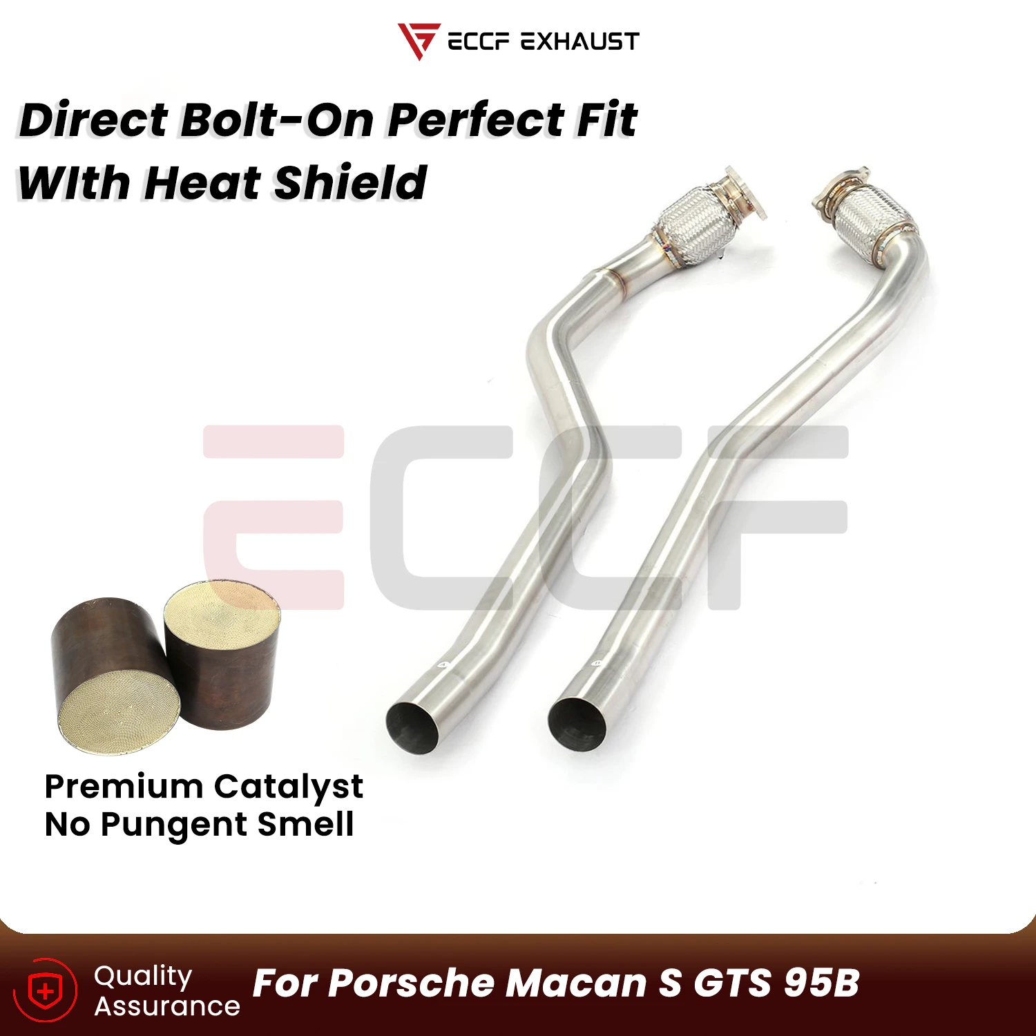 Sporty Stainless steel Front pipe For Porsche Macan S GTS 95B Aggressive Exhaust Sound Plug and Play Upgrade Performance
Sporty Stainless steel Front pipe For Porsche Macan S GTS 95B Aggressive Exhaust Sound Plug and Play Upgrade Performance