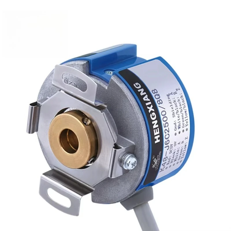 K48-J12C2000/-Q8 Can Replace TS5212N569 OIH48-2000p8-l3-5v 8mm Hollow Shaft Rotary Encoder 2000ppr Line Driver Output Encoder
K48-J12C2000/-Q8 Can Replace TS5212N569 OIH48-2000p8-l3-5v 8mm Hollow Shaft Rotary Encoder 2000ppr Line Driver Output Encoder