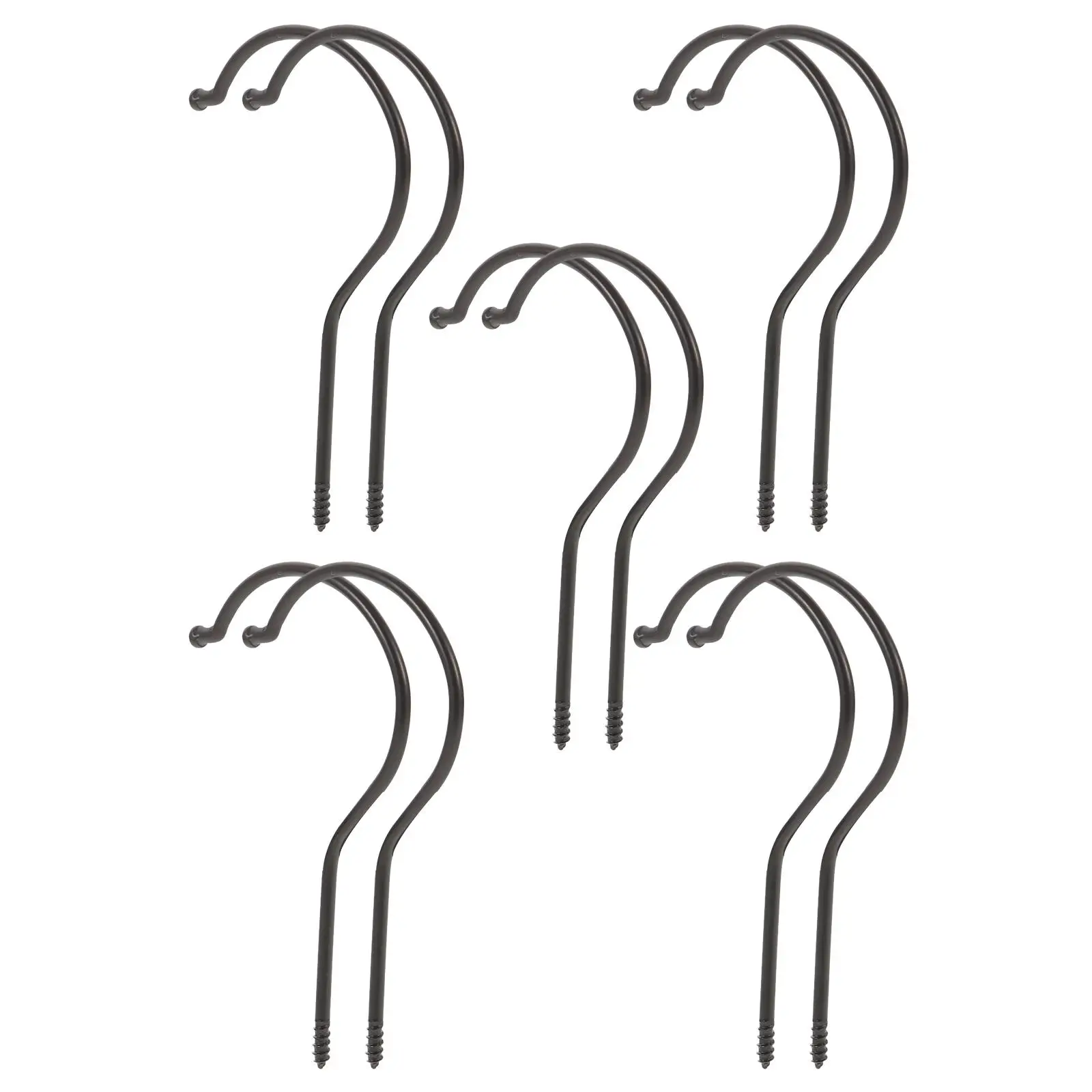 10pcs Plastic Pants Clips Hooks 10CM 3.2mm Thick Black Round Hangers Heavy Duty Screw In Home Clothing Accessories
10pcs Plastic Pants Clips Hooks 10CM 3.2mm Thick Black Round Hangers Heavy Duty Screw In Home Clothing Accessories