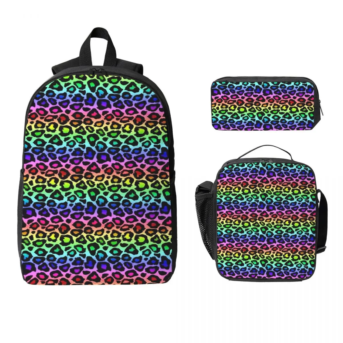 Colofrul Rainbow Leopard Print Animal Skin Cheetah Backpack BookBag School Bag Shoulder Bags 3ps Insulated Lunch Bag Pencil Case
Colofrul Rainbow Leopard Print Animal Skin Cheetah Backpack BookBag School Bag Shoulder Bags 3ps Insulated Lunch Bag Pencil Case