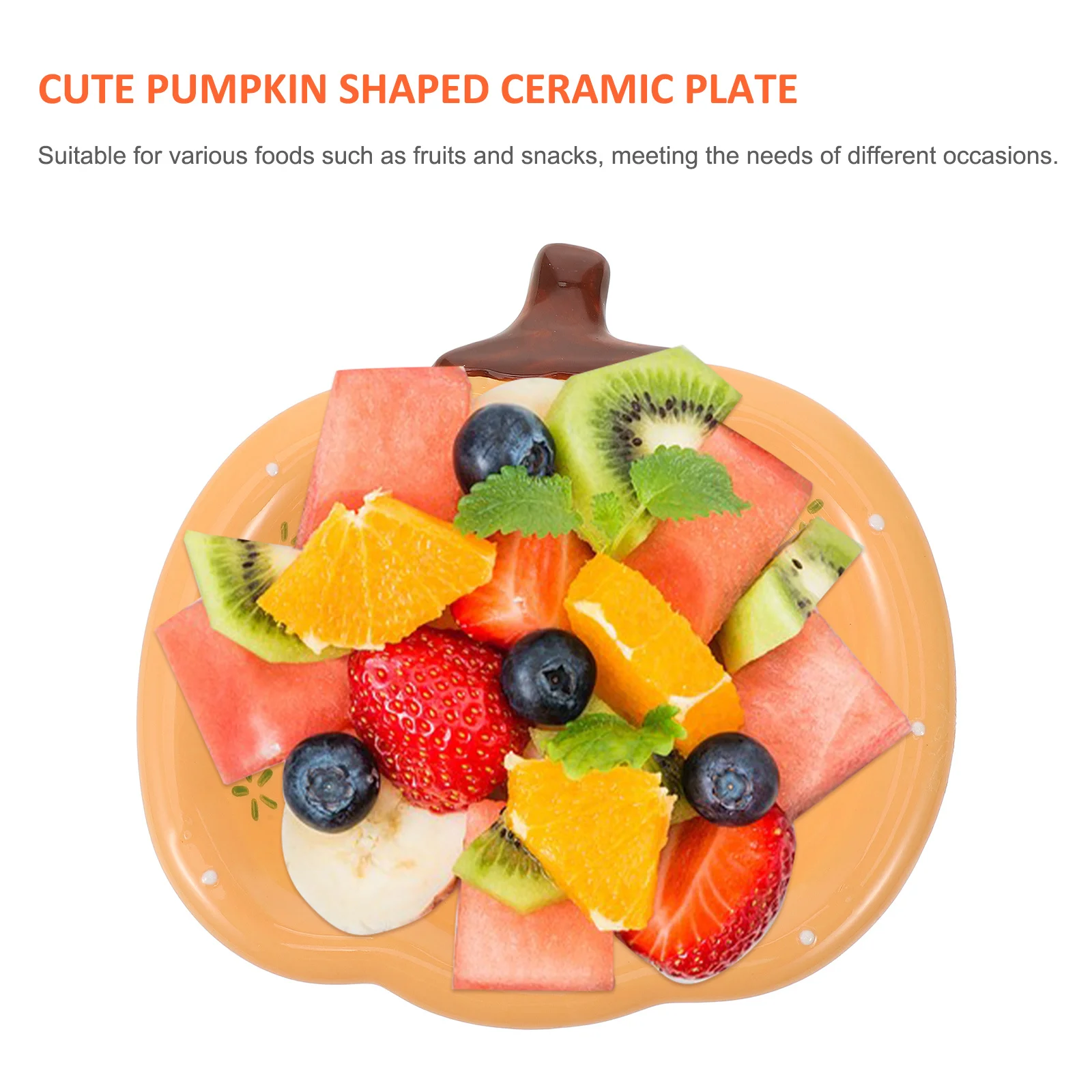 Dinner Plate Ceramic Fruit Tray Snack Platter Pumpkin Serving Dish Party Plates
Dinner Plate Ceramic Fruit Tray Snack Platter Pumpkin Serving Dish Party Plates