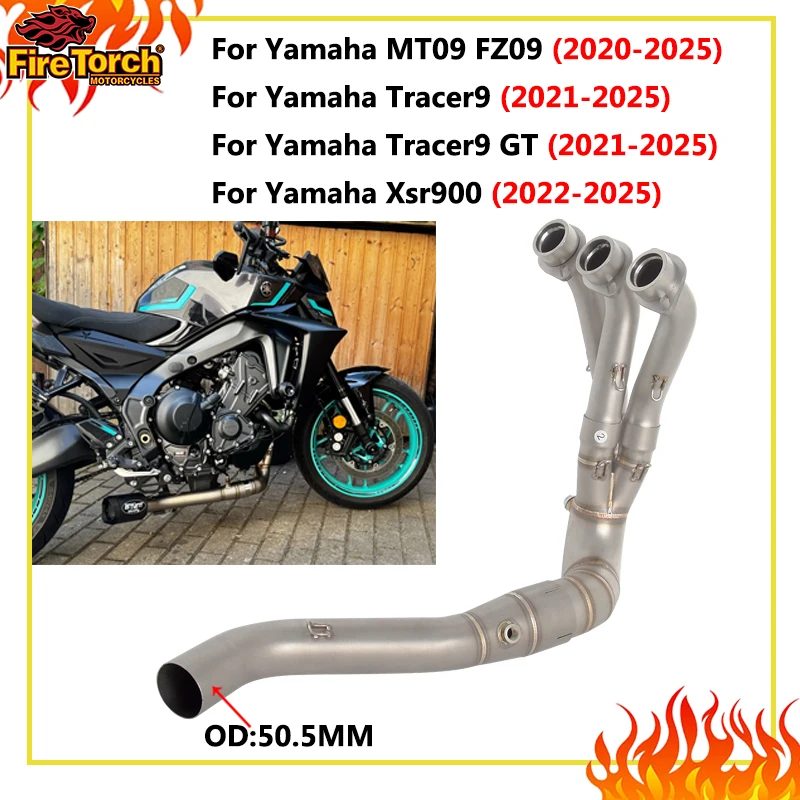Motorcycle Exhaust Escape Catalyst Slip On For Yamaha MT09 FZ09 XSR900 MT-09 2024 2025 2026 Euro 5 Front Link Pipe 51mm Muffler
Motorcycle Exhaust Escape Catalyst Slip On For Yamaha MT09 FZ09 XSR900 MT-09 2024 2025 2026 Euro 5 Front Link Pipe 51mm Muffler