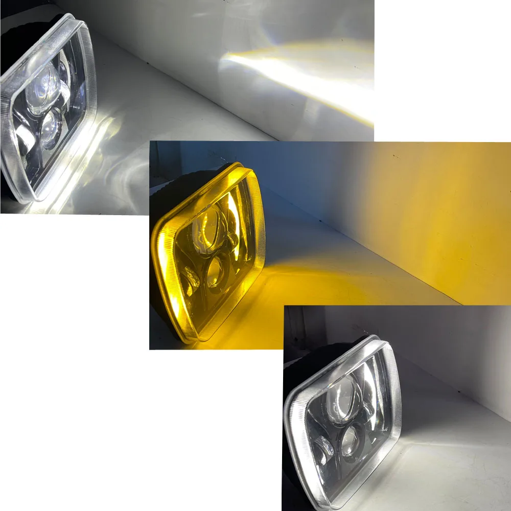 2Pcs 7-Inch LED Square Light with Daytime Running Lamp for Off-Road Vehicles Trucks Wrangler etc
2Pcs 7-Inch LED Square Light with Daytime Running Lamp for Off-Road Vehicles Trucks Wrangler etc