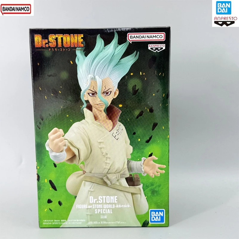 Original in stock Bandai Stone Era Dr.STONE Stone God Senku movable anime doll hand model collection toy birthday gift
Original in stock Bandai Stone Era Dr.STONE Stone God Senku movable anime doll hand model collection toy birthday gift