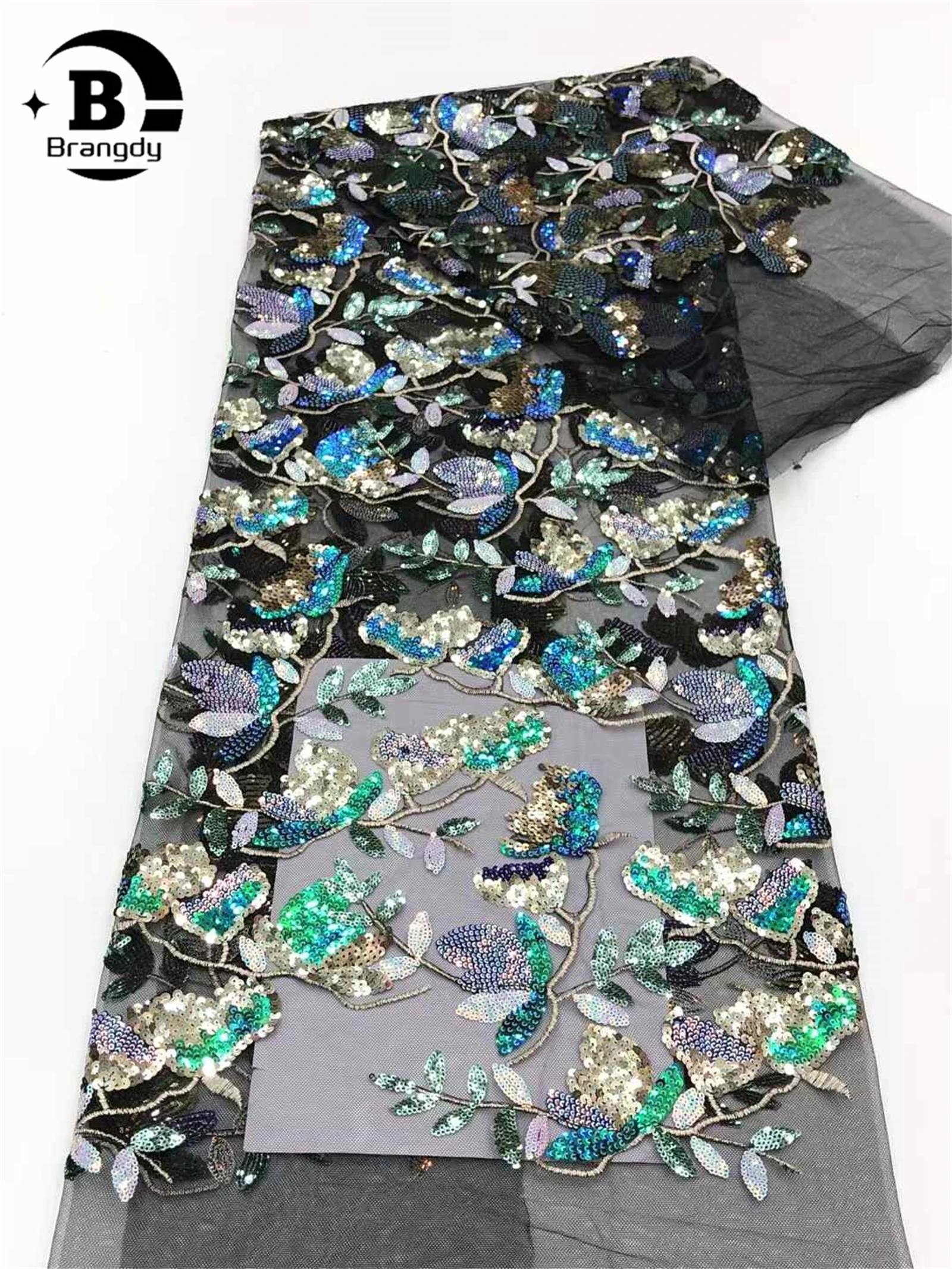 African French Mesh Tulle Lace Fabrics Nigerian Embroidery Fabrics Sequins 2025 High Quality For Sewing Evening Party Dresses
African French Mesh Tulle Lace Fabrics Nigerian Embroidery Fabrics Sequins 2025 High Quality For Sewing Evening Party Dresses