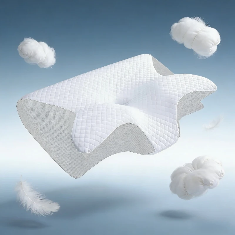 Horn Shape Neck Protection Pillow Slow Rebound Memory Foam Breathable Non-Stuffy Cervical Spine Repair Sleeping Pillow
Horn Shape Neck Protection Pillow Slow Rebound Memory Foam Breathable Non-Stuffy Cervical Spine Repair Sleeping Pillow