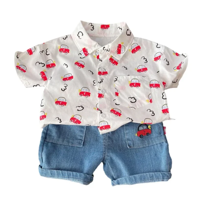 New Summer Fashion Baby Boys Clothes Suit Children Shirt Shorts 2Pcs/Sets Toddler Clothing Infant Casual Costume Kids Tracksuits
New Summer Fashion Baby Boys Clothes Suit Children Shirt Shorts 2Pcs/Sets Toddler Clothing Infant Casual Costume Kids Tracksuits