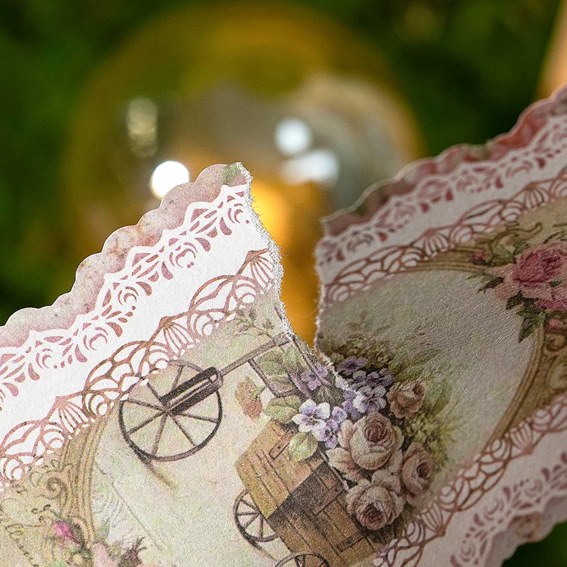 50 pcs per pack Material paper lace irregular lace flowers Journal Paper diary Cards Background Decoration Paper 4 types
50 pcs per pack Material paper lace irregular lace flowers Journal Paper diary Cards Background Decoration Paper 4 types