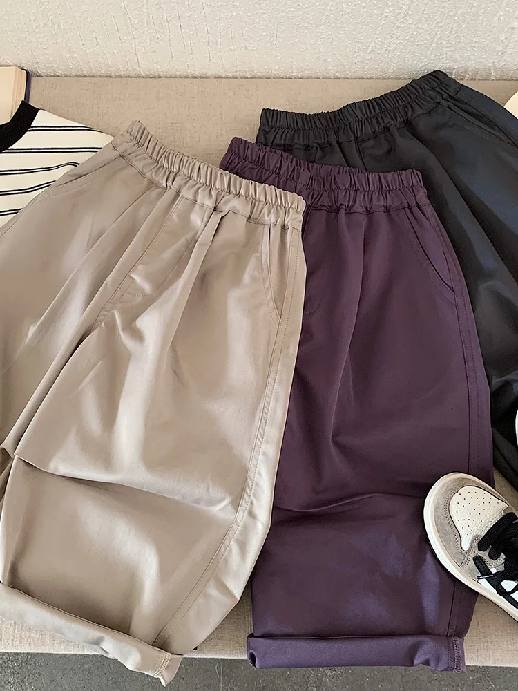 Весенне-осенние детские свободные повседневные брюки с высокой талией, прямые брюки в Корейском стиле, однотонные модные брюки для мальчиков и девочек
Весенне-осенние детские свободные повседневные брюки с высокой талией, прямые брюки в Корейском стиле, однотонные модные брюки для мальчиков и девочек