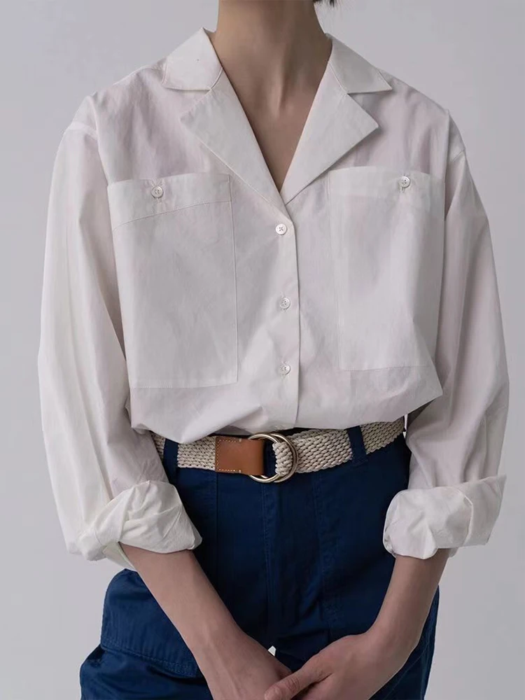 Pure Cotton Women's irt Versatile Summer New Design Scented Bag Youthful Korean Sle Long Sve Button up Office Wear
Pure Cotton Women's irt Versatile Summer New Design Scented Bag Youthful Korean Sle Long Sve Button up Office Wear