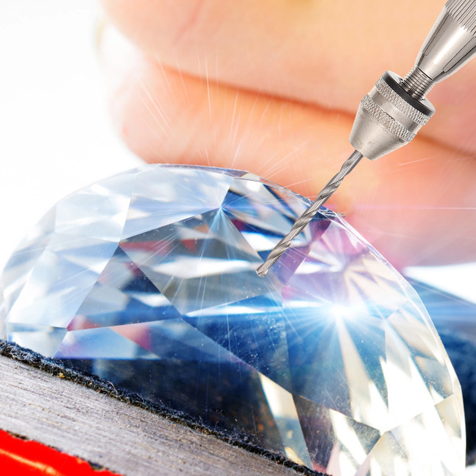 1Set Hand Drill Walnut Amber Hole Puncher Manual Aluminium Alloy Pin Vise Rotary Tool Drill Bit Kit for DIY Wood
1Set Hand Drill Walnut Amber Hole Puncher Manual Aluminium Alloy Pin Vise Rotary Tool Drill Bit Kit for DIY Wood