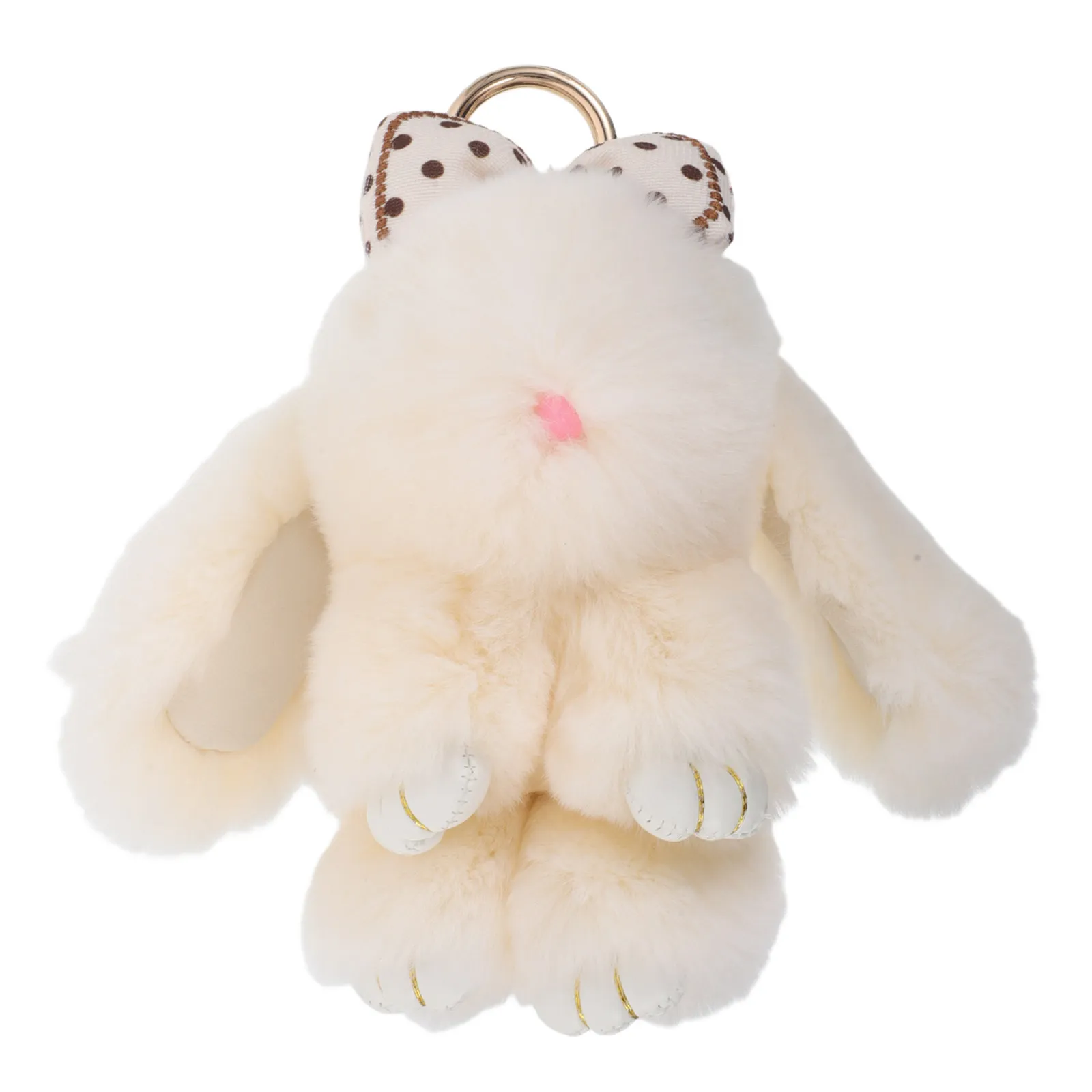 Soft Bunny Keychain Charm with Bow Elegant Purse Pendant Bag Accessory Car Keys Decoration Cute Stuffed Animal Keyring Women
Soft Bunny Keychain Charm with Bow Elegant Purse Pendant Bag Accessory Car Keys Decoration Cute Stuffed Animal Keyring Women