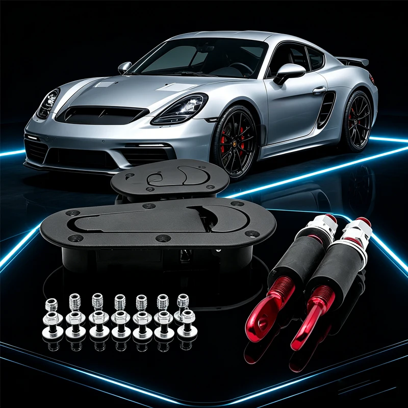 2Pcs Black Front Hood Engine Bonnet Pin Latch Lock Universal for Racing Car, Safety Protection with / Without Keys Replacement
2Pcs Black Front Hood Engine Bonnet Pin Latch Lock Universal for Racing Car, Safety Protection with / Without Keys Replacement