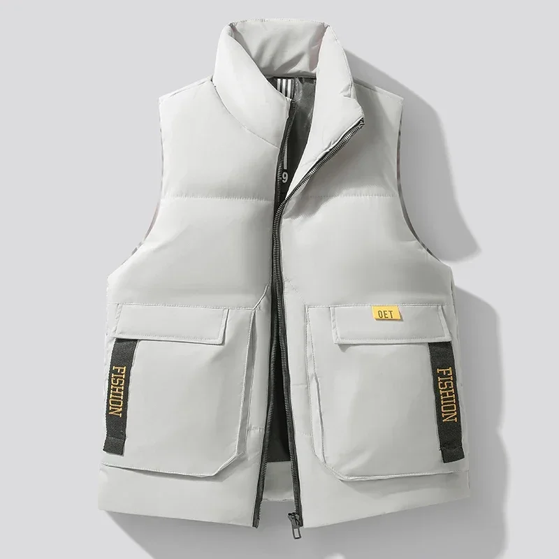 Winter Fashion Warm Men Waistcoat Quality Comfortable Zipper Sleeveless Jacket Outdoor Casual Stand Collar Vests Plus ZL579
Winter Fashion Warm Men Waistcoat Quality Comfortable Zipper Sleeveless Jacket Outdoor Casual Stand Collar Vests Plus ZL579