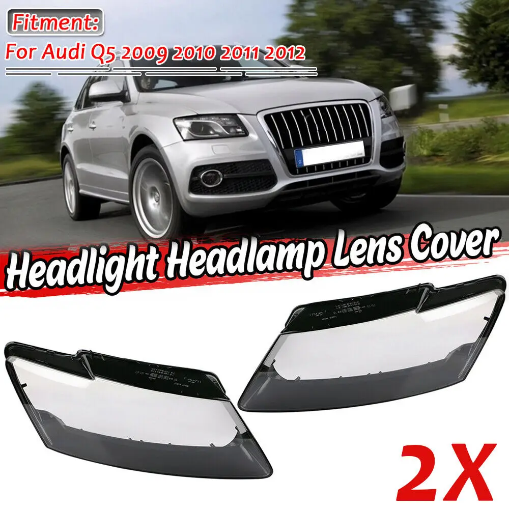 Left Right Car Transparent Housing Front Headlights Lens Shell Cover Glass Lampcover Lampshade For Audi Q5 2009 2010 2011 2012
Left Right Car Transparent Housing Front Headlights Lens Shell Cover Glass Lampcover Lampshade For Audi Q5 2009 2010 2011 2012