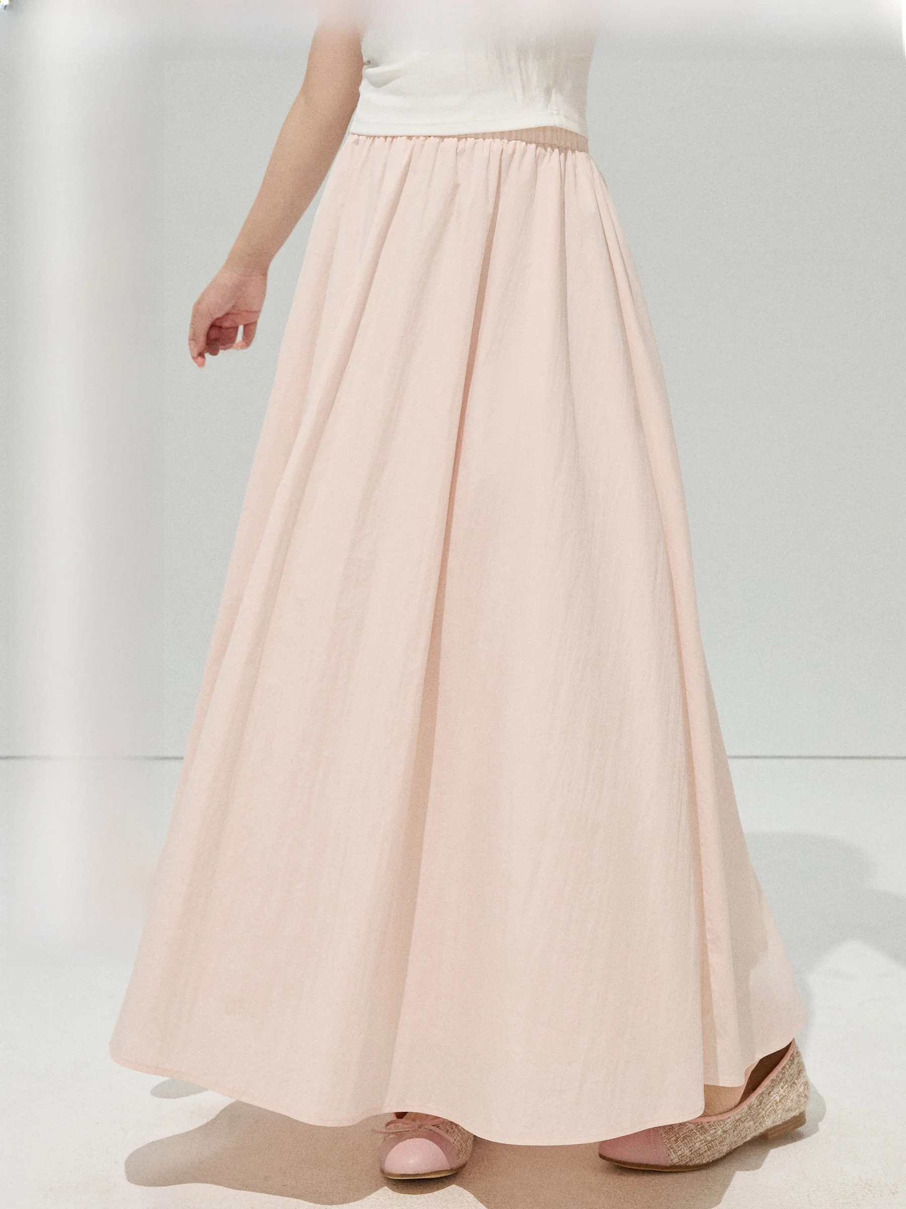 Jiulu Studio Large Size Elastic Waist Loose Long Skirt for Plump Women Comfortable A-Line Midi Skirt Spring Summer Cotton Blend
Jiulu Studio Large Size Elastic Waist Loose Long Skirt for Plump Women Comfortable A-Line Midi Skirt Spring Summer Cotton Blend