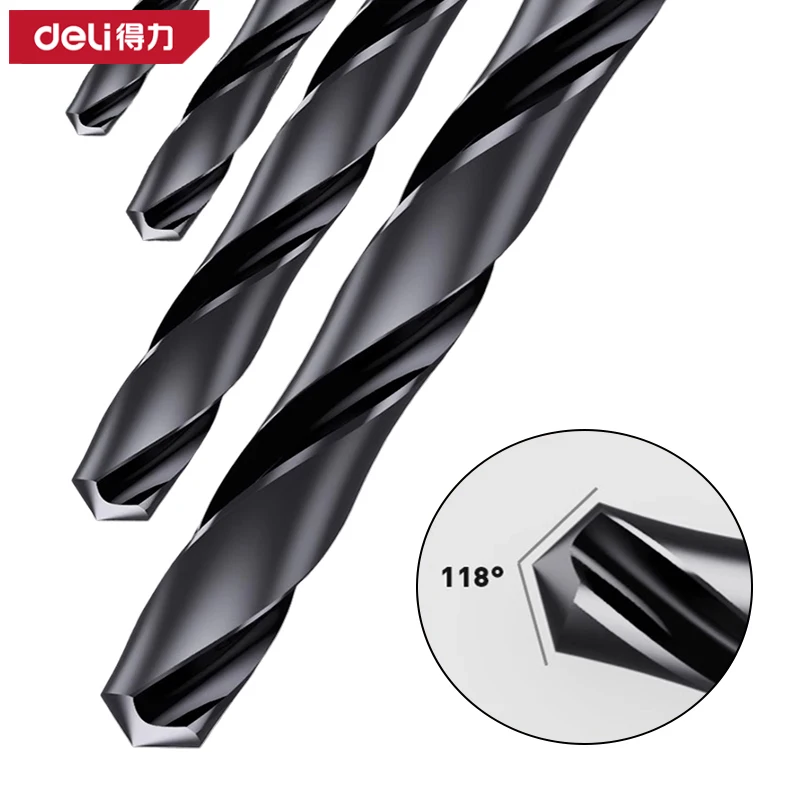 DELI 2-10mm Drill Bit Set High-speed steel twist Drill Metal hole opener for Concrete/Tile/copper/ Stainless steel Drill Tools
DELI 2-10mm Drill Bit Set High-speed steel twist Drill Metal hole opener for Concrete/Tile/copper/ Stainless steel Drill Tools