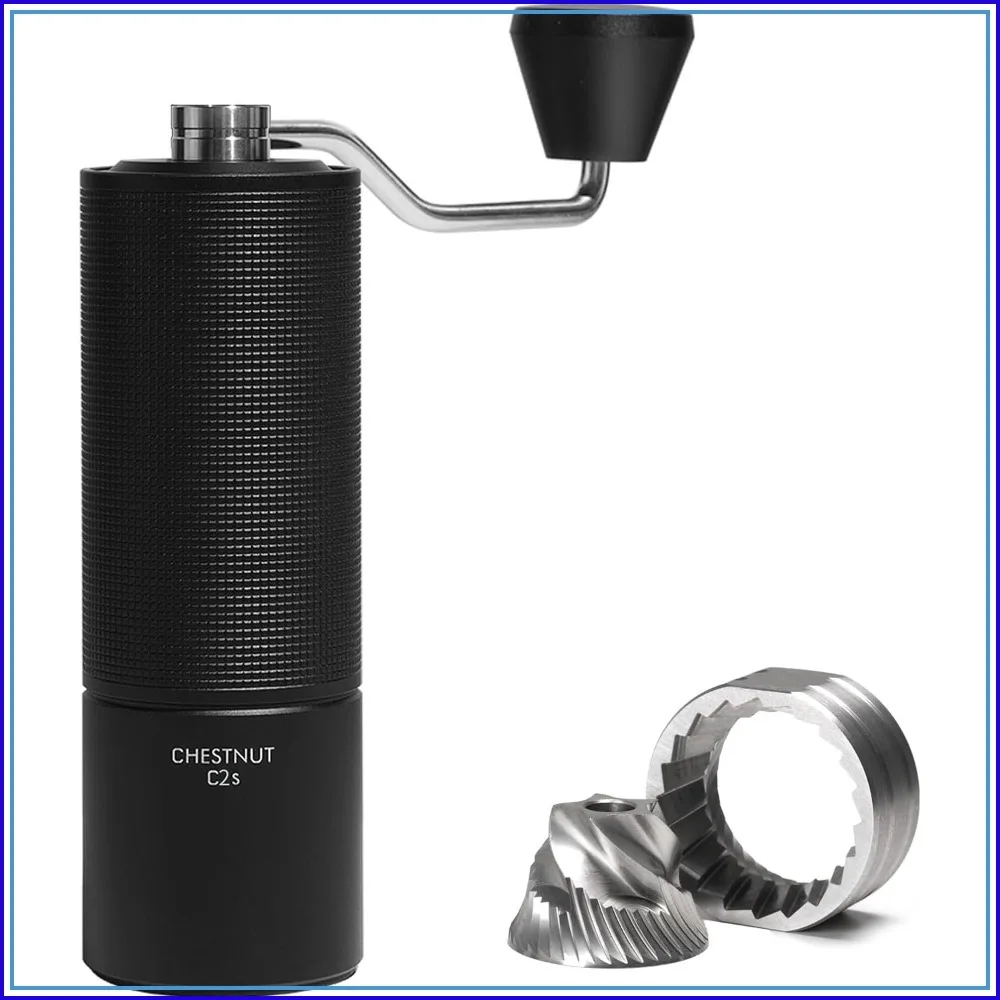 Manual Coffee Grinder, Stainless Steel Conical Burr, 25g Capacity, Adjustable 36 Levels, Double Bearing, Black
Manual Coffee Grinder, Stainless Steel Conical Burr, 25g Capacity, Adjustable 36 Levels, Double Bearing, Black