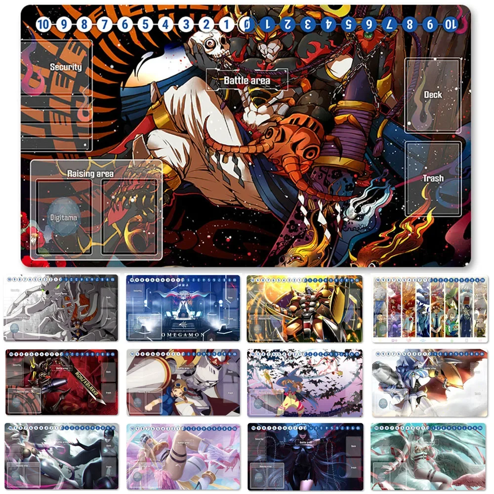 Board Game Digimon Playmat Table Mat Size 60X35 cm Mousepad Play Mats Compatible for DTCG TCG CCG-111071
Board Game Digimon Playmat Table Mat Size 60X35 cm Mousepad Play Mats Compatible for DTCG TCG CCG-111071