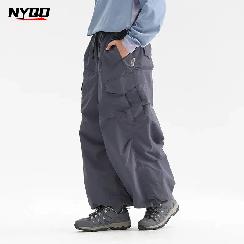 Loose Lightweight Outdoor Functional Cycling Pants Men Women Waterproof Quick Dry Techwear Wide Leg Cargo Pant Track Trouser
Loose Lightweight Outdoor Functional Cycling Pants Men Women Waterproof Quick Dry Techwear Wide Leg Cargo Pant Track Trouser