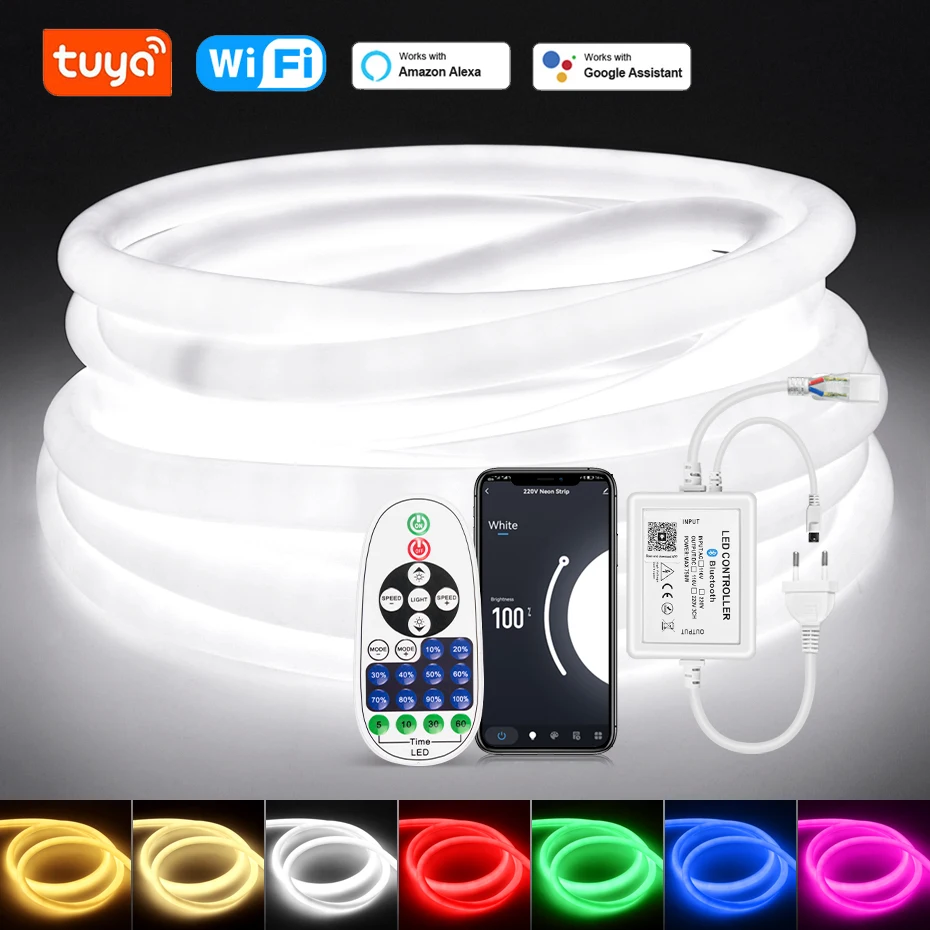 220 В умная круглая неоновая светодиодная лента 120 светодиодов/м 2835SMD 50 м 10 м Wi-Fi/Bluetooth/дистанционная гибкая силиконовая световая лента IP67 садовые фонари
220 В умная круглая неоновая светодиодная лента 120 светодиодов/м 2835SMD 50 м 10 м Wi-Fi/Bluetooth/дистанционная гибкая силиконовая световая лента IP67 садовые фонари