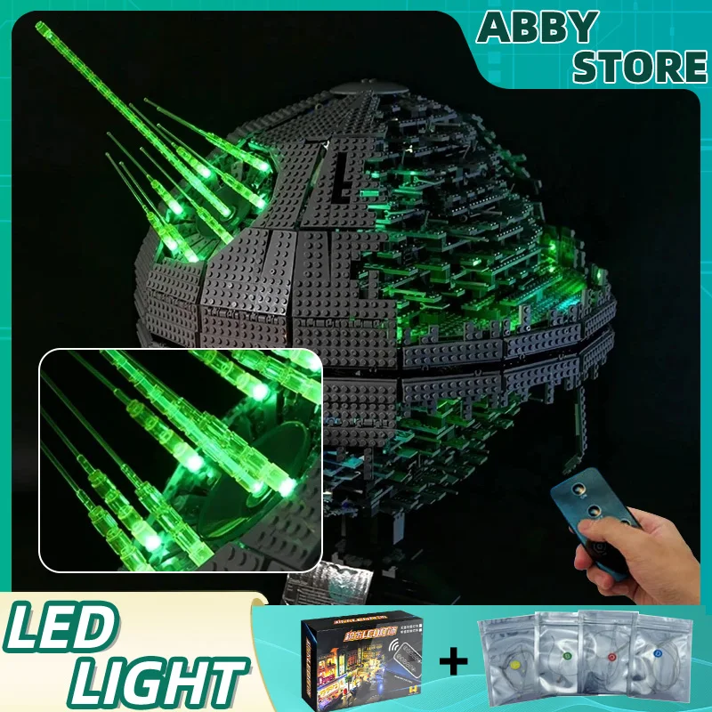 Комплект светодиодных фонарей RC DIY для LEGO 10143, набор строительных блоков с лампой Death Star 2, только светодиодный светильник, без модели блоков)
Комплект светодиодных фонарей RC DIY для LEGO 10143, набор строительных блоков с лампой Death Star 2, только светодиодный светильник, без модели блоков)