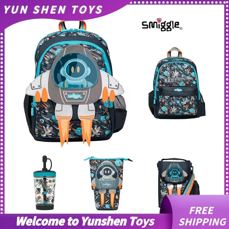 Новый австралийский Smiggle, мультяшный космический корабль, Фотофон для учеников начальной школы, рюкзак, сумка для еды, Набор чашек для воды, подарок
Новый австралийский Smiggle, мультяшный космический корабль, Фотофон для учеников начальной школы, рюкзак, сумка для еды, Набор чашек для воды, подарок