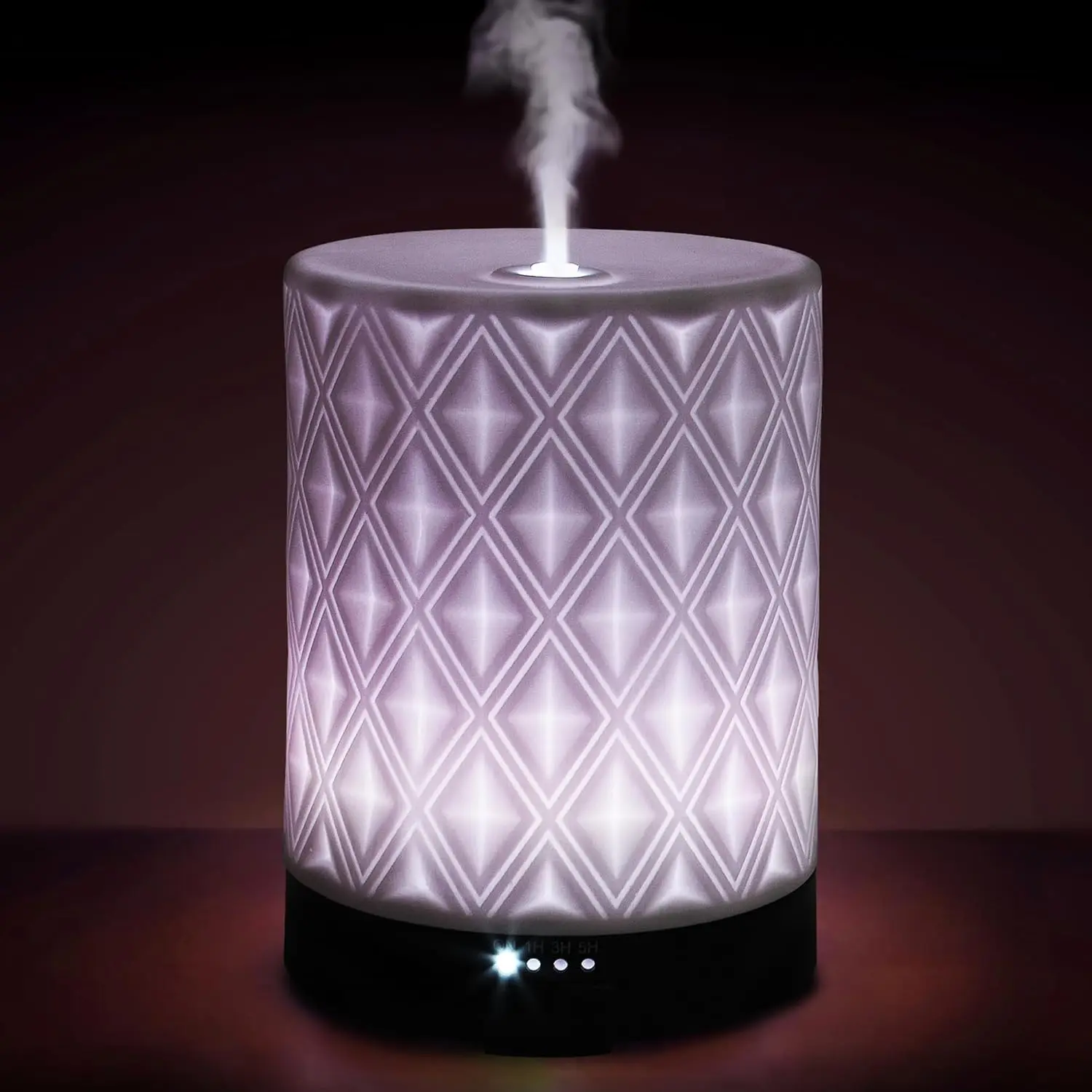 Essential Oil Diffuser for Large Room White Ceramic 250ml Aromatherapy Diffuser with 4 Timers 7 Night Lights and Auto Off
Essential Oil Diffuser for Large Room White Ceramic 250ml Aromatherapy Diffuser with 4 Timers 7 Night Lights and Auto Off