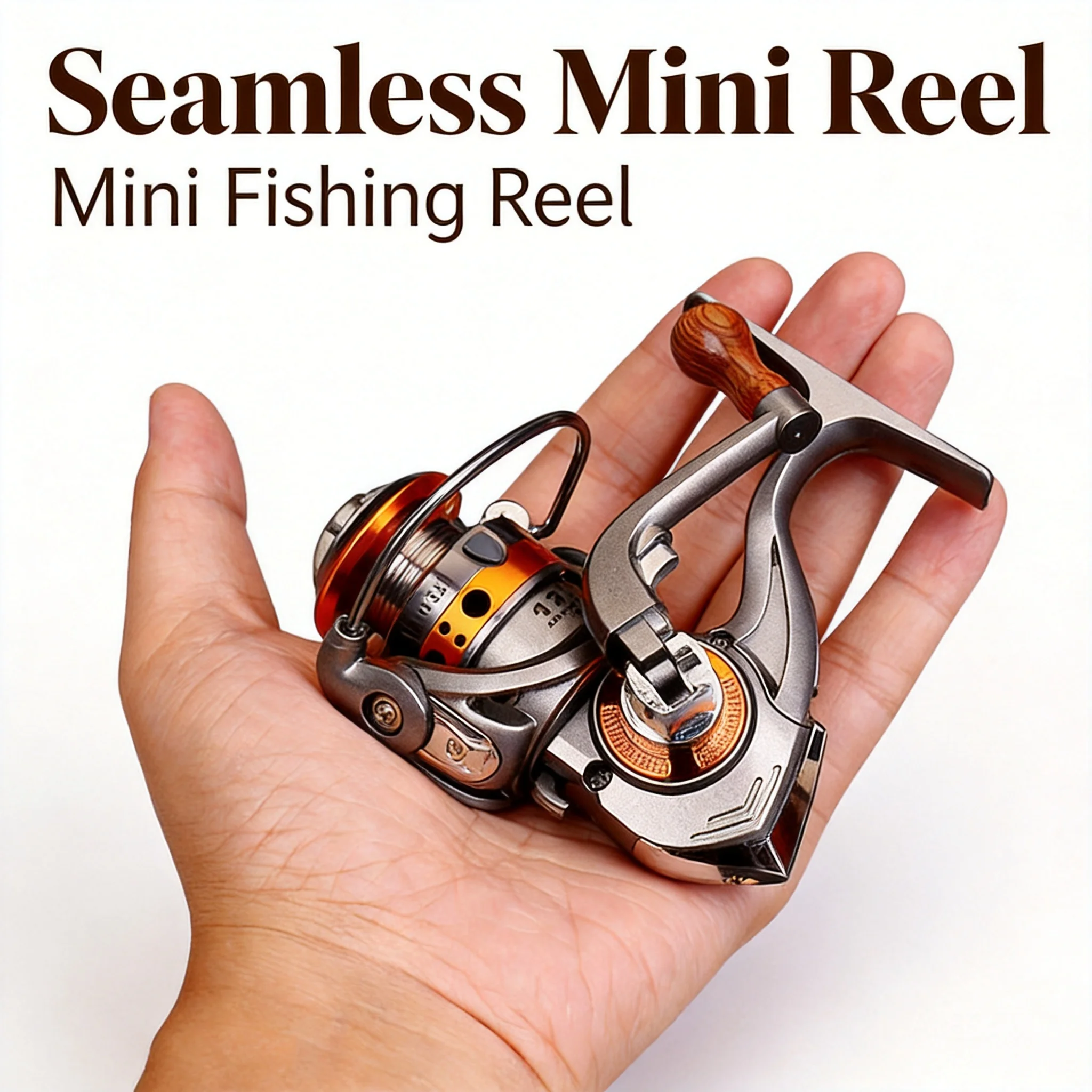 Mini Ultra Light Gapless Spinning Fishing Reel Metal Shallow Spool Pre Spooled 70m Line 150 200 Type For Micro Lure Trout Freshw
Mini Ultra Light Gapless Spinning Fishing Reel Metal Shallow Spool Pre Spooled 70m Line 150 200 Type For Micro Lure Trout Freshw