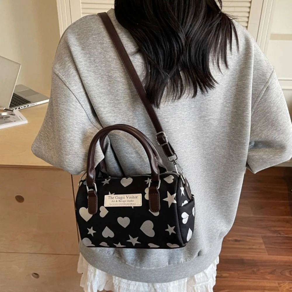 Ins Retro Bowling Shoulder Bag PU Leather Star Pattern Boston Crossbody Bag Korean Style Solid Color Women's Handbag Outdoor
Ins Retro Bowling Shoulder Bag PU Leather Star Pattern Boston Crossbody Bag Korean Style Solid Color Women's Handbag Outdoor