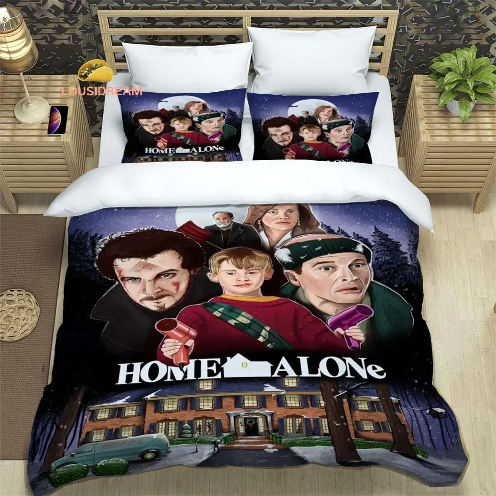 H-Home Alone Poster Sheets Quilt Covers Bedding Dormitory Sheets Three-piece Bedding Set Three-piece Soft Warm Bedding Set
H-Home Alone Poster Sheets Quilt Covers Bedding Dormitory Sheets Three-piece Bedding Set Three-piece Soft Warm Bedding Set