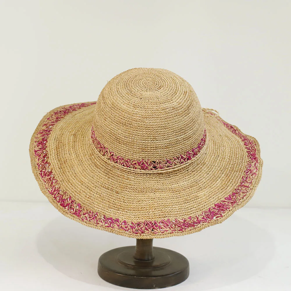 2026 NEW Handmade High quality fashion raffia grass Sun Hat Floppy Summer Hats For Women Beach Panama Straw Dome Bucket Hat
2026 NEW Handmade High quality fashion raffia grass Sun Hat Floppy Summer Hats For Women Beach Panama Straw Dome Bucket Hat