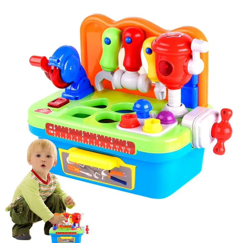 Kids Power Tools Construction Toy With Storage Box Portable Sturdy Gifts Working Tools Educational Role Play Set Tool Box
Kids Power Tools Construction Toy With Storage Box Portable Sturdy Gifts Working Tools Educational Role Play Set Tool Box