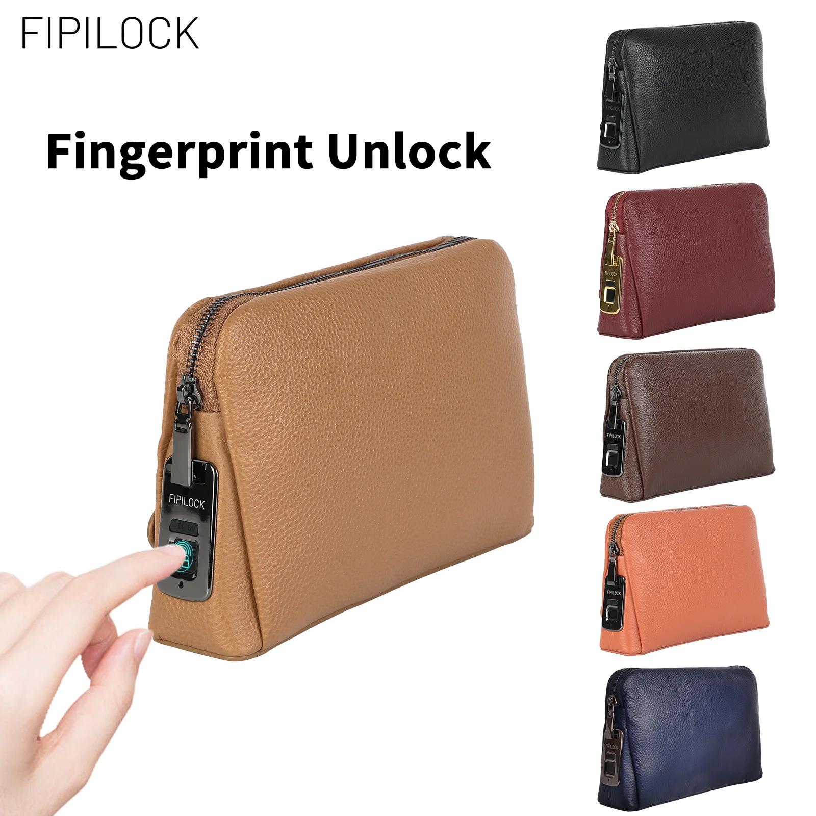 FIPILOCK Handbags Woman Clutch Crossbody bag for Woman Men with Smart Fingerprint Unlock Luxury High End Party Clutch Handbag
FIPILOCK Handbags Woman Clutch Crossbody bag for Woman Men with Smart Fingerprint Unlock Luxury High End Party Clutch Handbag