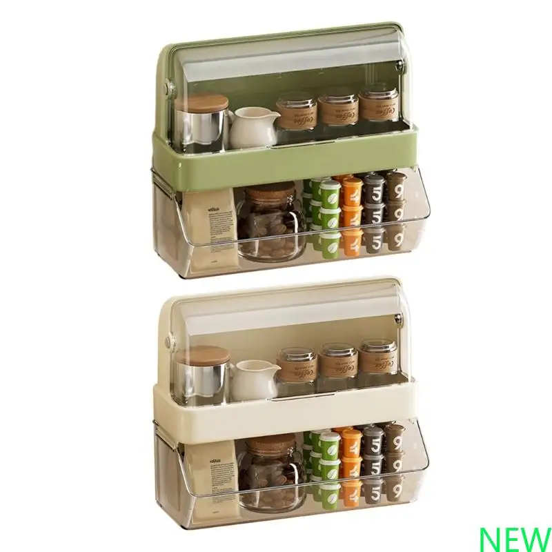 Double Layer Teas Bag Organizers With Dustproof Lid For Tabletop Desktop Storage Shelf
Double Layer Teas Bag Organizers With Dustproof Lid For Tabletop Desktop Storage Shelf