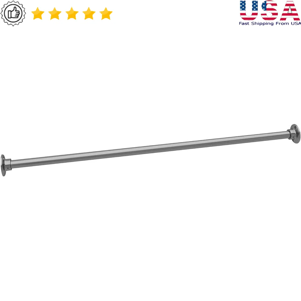 Never Rust Stainless Steel Shower Curtain Rod Screw Mount Heavy Duty Easy Install Smooth One-Piece Multi-Functional
Never Rust Stainless Steel Shower Curtain Rod Screw Mount Heavy Duty Easy Install Smooth One-Piece Multi-Functional