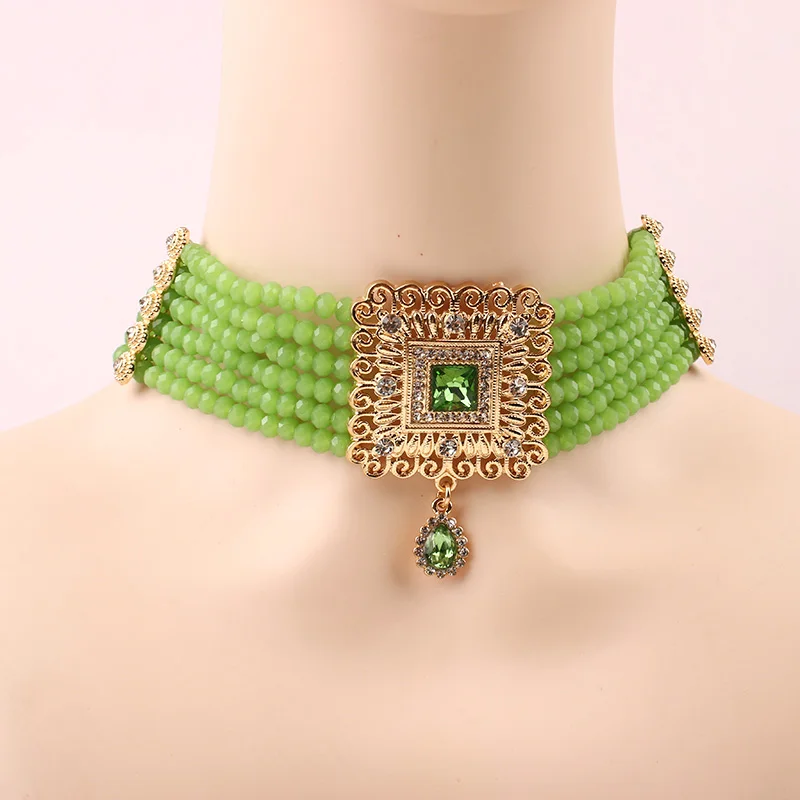 Dicai New Women Necklace Pendant Crystal Square Metal Pendant Pearl Chain Arabian Bridal Jewelry Wedding Jewelry Wholesale
Dicai New Women Necklace Pendant Crystal Square Metal Pendant Pearl Chain Arabian Bridal Jewelry Wedding Jewelry Wholesale