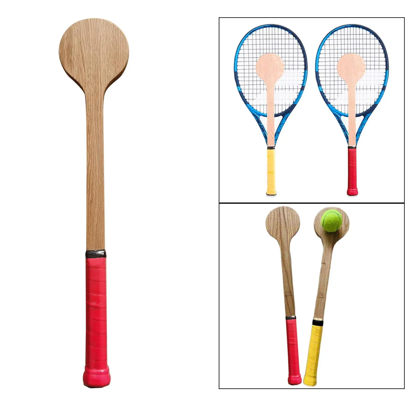 Mini Tennis Spoon Sweet Spot Trainer Wooden Racket Training Aid for Tennis Accessories Sport
Mini Tennis Spoon Sweet Spot Trainer Wooden Racket Training Aid for Tennis Accessories Sport
