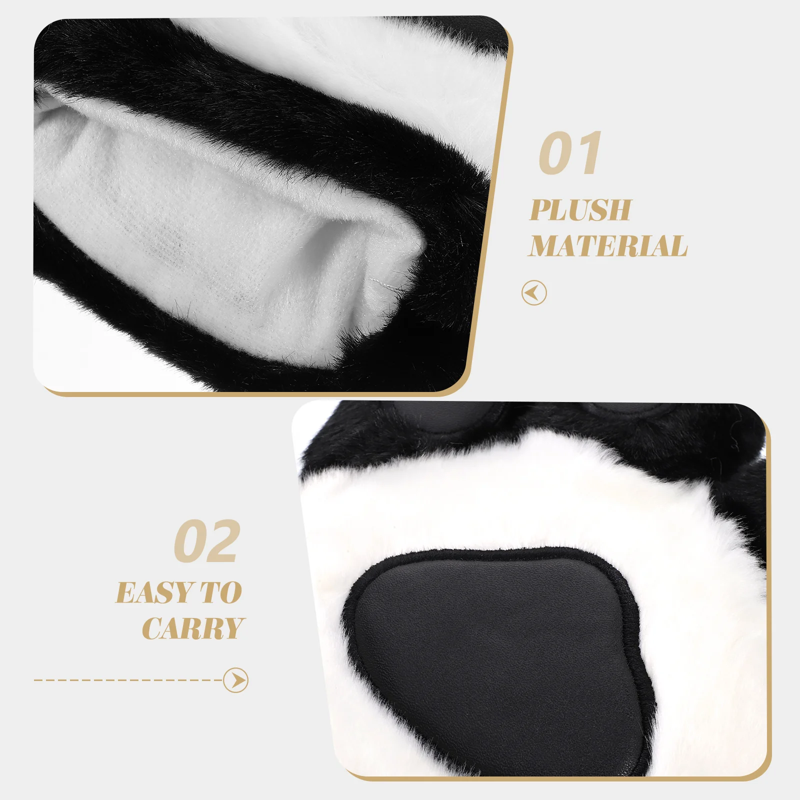 Gloves Animal Palm Prop Costume Furry Mittens Black Hand Warmer Role Play Stage Performance Photo
Gloves Animal Palm Prop Costume Furry Mittens Black Hand Warmer Role Play Stage Performance Photo