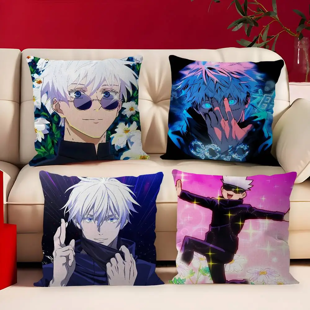 Cartoon Figure Gojo Satoru Cushion Cover Car Throw Pillow Case For Sofa Car Christmas Gift 40x40cm 45x45cm
Cartoon Figure Gojo Satoru Cushion Cover Car Throw Pillow Case For Sofa Car Christmas Gift 40x40cm 45x45cm