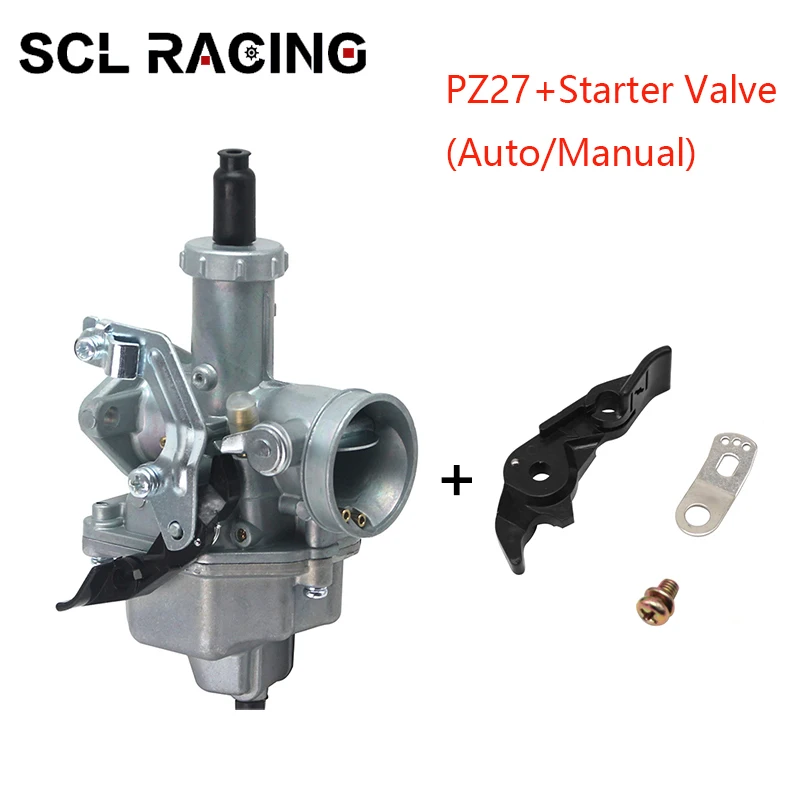 SCL Racing Motorcycle Manual/Auto PZ27 Carburetor With Starter Valve Kit For Keih Carb PZ27 Carburetor Start Damper Switch
SCL Racing Motorcycle Manual/Auto PZ27 Carburetor With Starter Valve Kit For Keih Carb PZ27 Carburetor Start Damper Switch