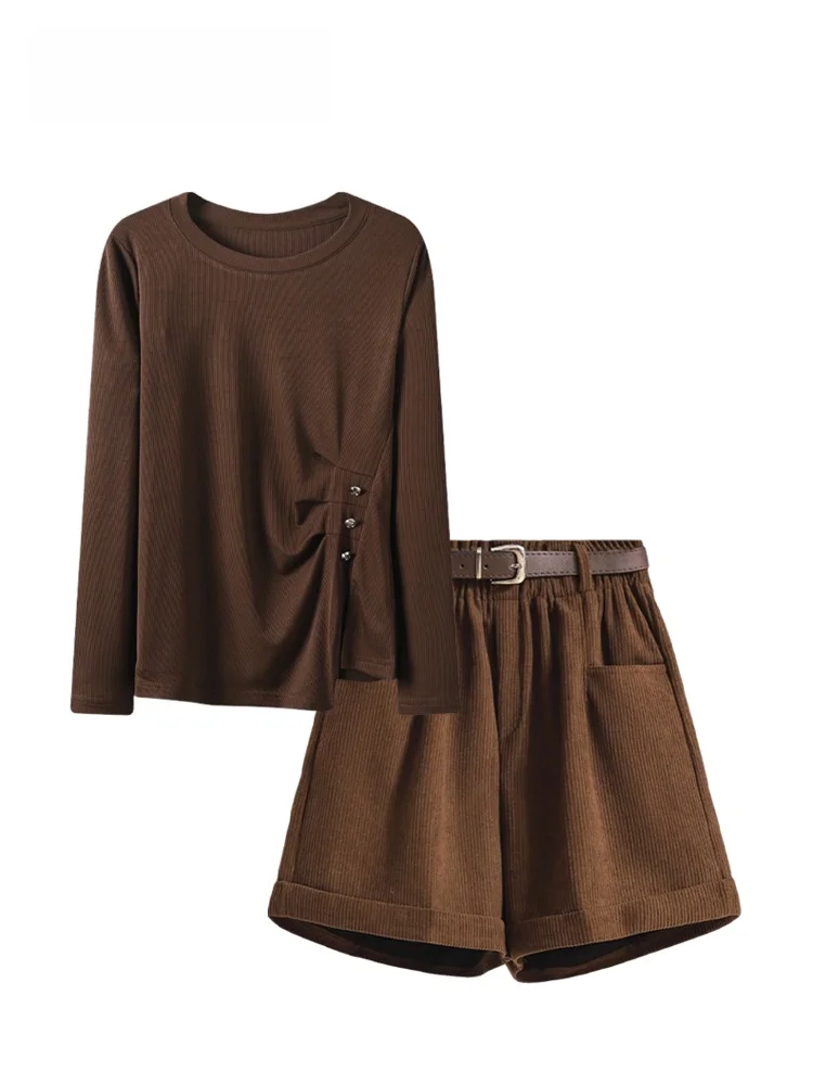 plus Size Women's Autumn Winter Casual Slim Fit Inner Wear Workwear orts Set ket Design Polyester Fiber round Ne T-irt
plus Size Women's Autumn Winter Casual Slim Fit Inner Wear Workwear orts Set ket Design Polyester Fiber round Ne T-irt