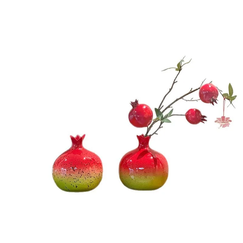 Vase pomegranate ceramics, New Year's housewarming gifts, vase new Chinese ornaments, high-end vase
Vase pomegranate ceramics, New Year's housewarming gifts, vase new Chinese ornaments, high-end vase