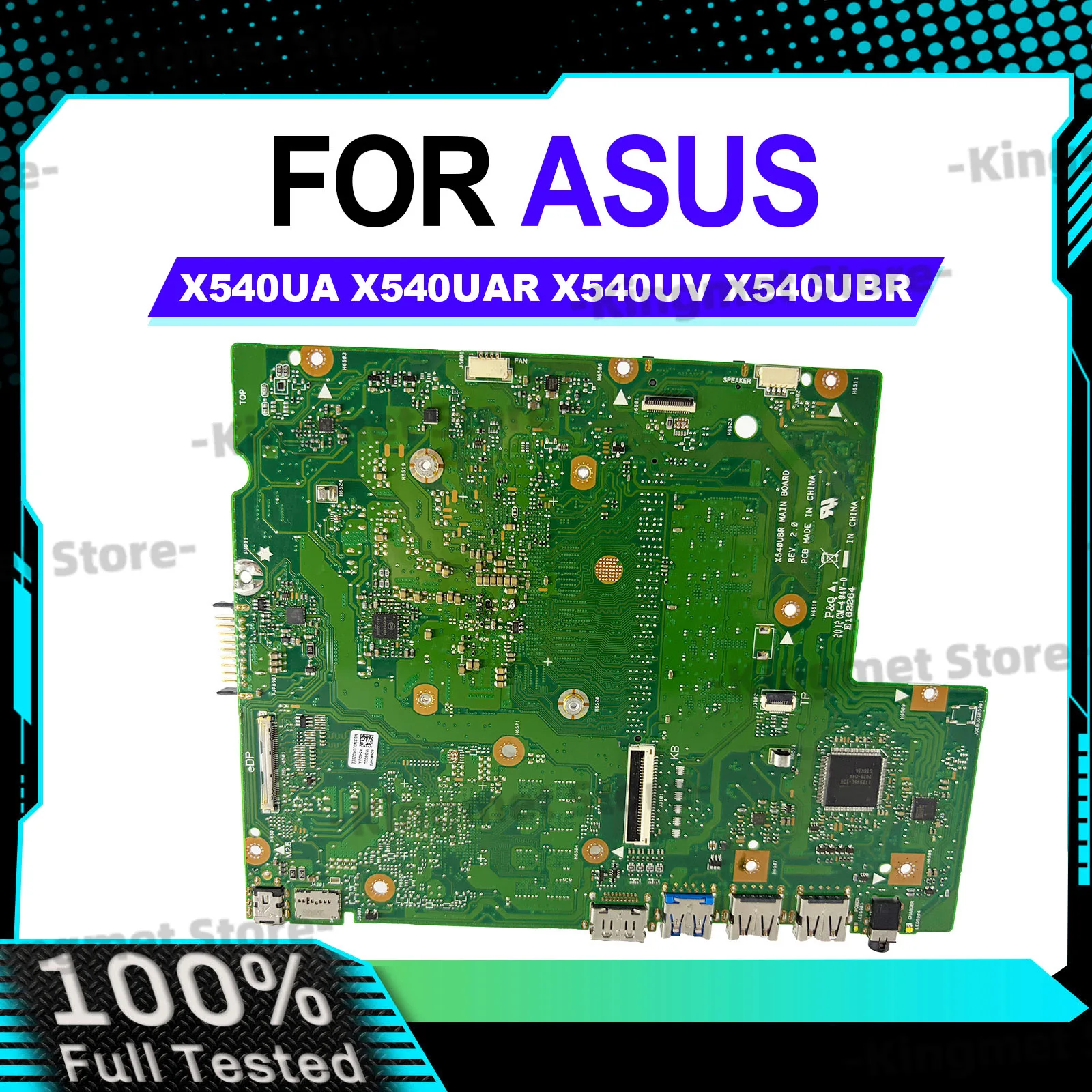 X540UA X540UV Laptop Motherboard For ASUS X540UAR X540UB X540U A540U R540U X500U X540UBR F540U P540U Mainboard With I3 I5 I7 CPU
X540UA X540UV Laptop Motherboard For ASUS X540UAR X540UB X540U A540U R540U X500U X540UBR F540U P540U Mainboard With I3 I5 I7 CPU