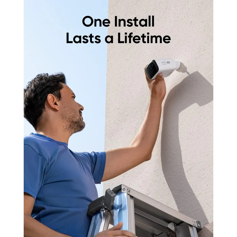 Комплект из 2 камер SoloCam S220, солнечная камера безопасности, беспроводная уличная камера, непрерывное питание, разрешение 2K, беспроводная связь
Комплект из 2 камер SoloCam S220, солнечная камера безопасности, беспроводная уличная камера, непрерывное питание, разрешение 2K, беспроводная связь