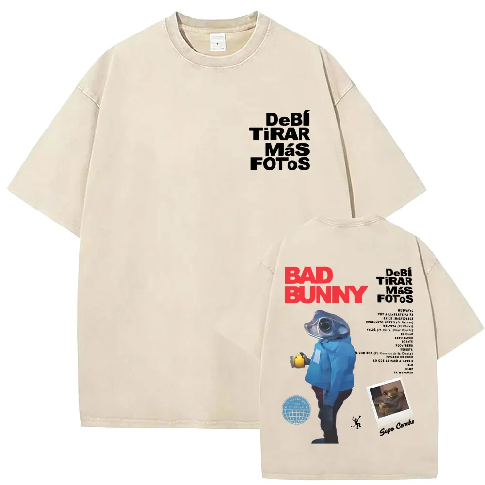 Limited Rapper Bad Bunny Debi Tirar Mas Fotos DTMF Vintage Washed T Shirt Men Women Clothing Hip Hop Fashion Oversized T-shirts
Limited Rapper Bad Bunny Debi Tirar Mas Fotos DTMF Vintage Washed T Shirt Men Women Clothing Hip Hop Fashion Oversized T-shirts