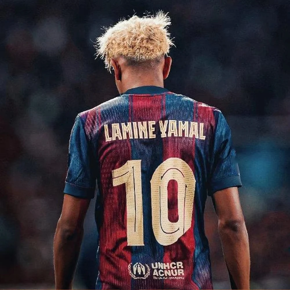 2526 Latest Style Lamine Yamal Short Sleeve Football Shirt Number 10 Youth Kids Training Soccer Uniform Breathable Jersey Tee
2526 Latest Style Lamine Yamal Short Sleeve Football Shirt Number 10 Youth Kids Training Soccer Uniform Breathable Jersey Tee