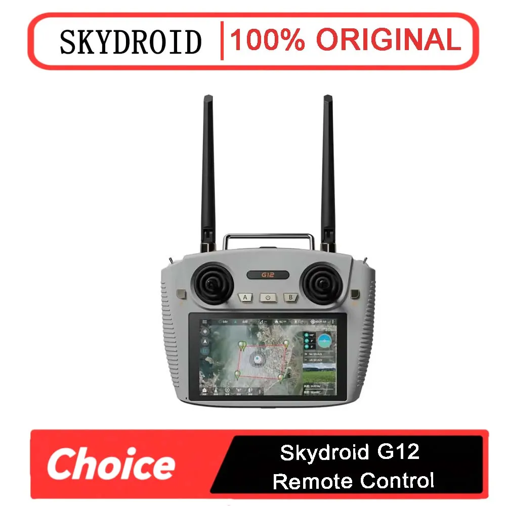 Skydroid G12 2.4/5.8G Dual-Band 20KM RC | 5.5" 1080P HD Display for UAV Drone Control
Skydroid G12 2.4/5.8G Dual-Band 20KM RC | 5.5" 1080P HD Display for UAV Drone Control